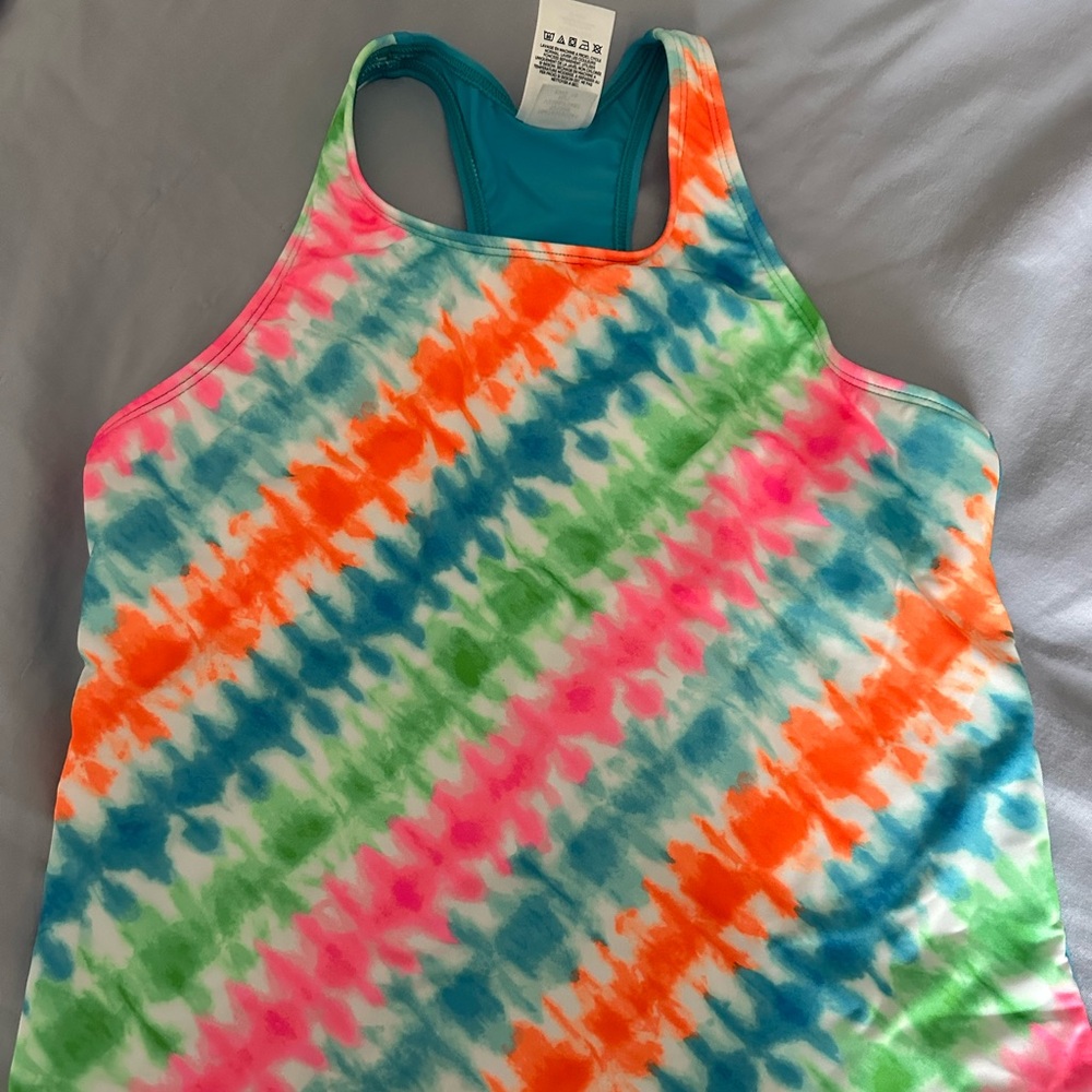 NWT lands end Girls Tankini top